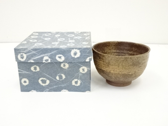 JAPANESE TEA CEREMONY TANBA WARE TEA BOWL CHAWAN / 